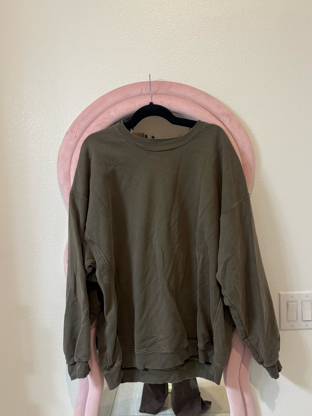 Daily Drills Olive Crewneck Sweatshirt
